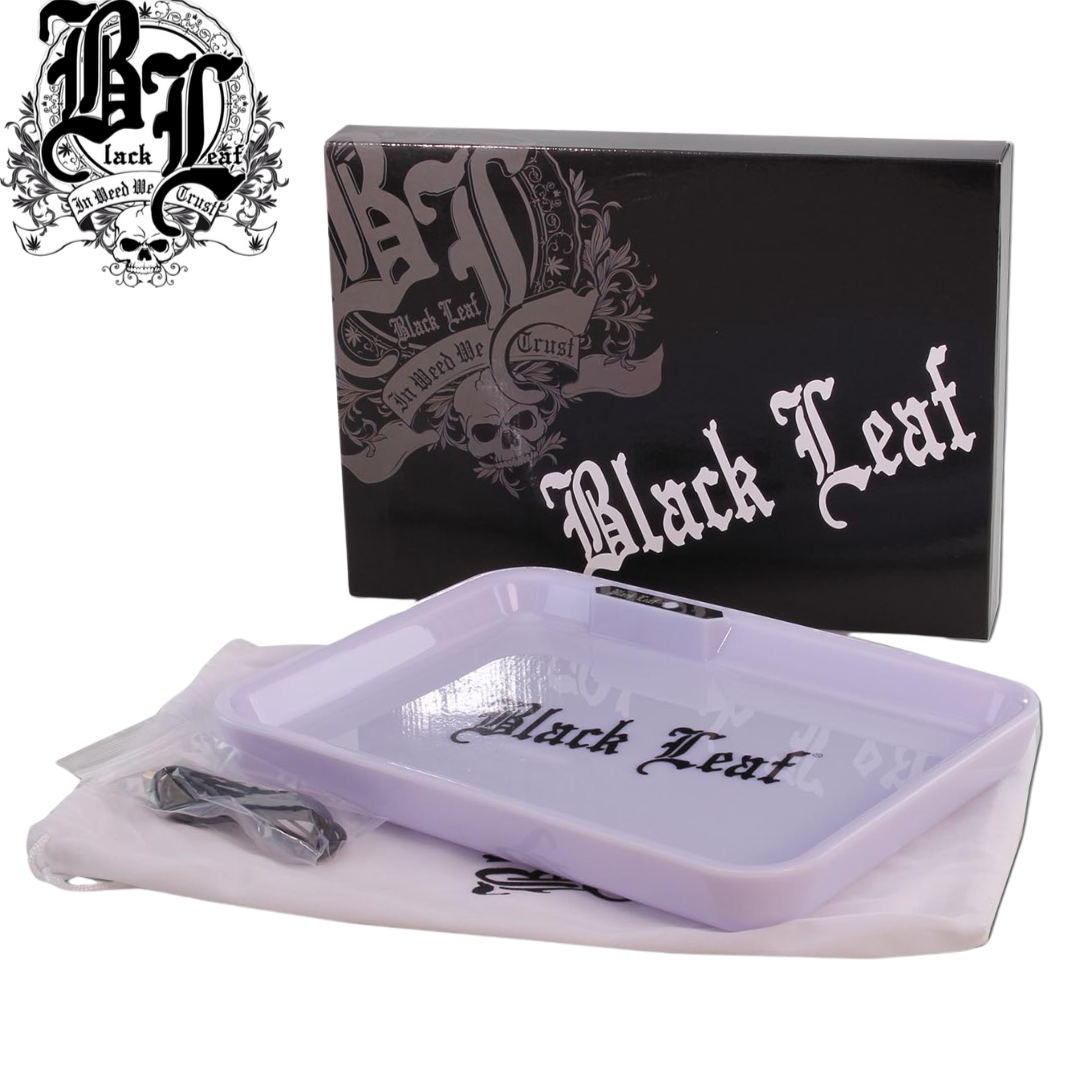 Rolling Tray, Black Leaf®, Multi LED, Weiß